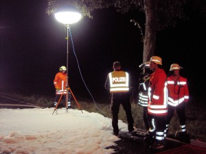 „Beleuchtung der Einsatzstelle“
