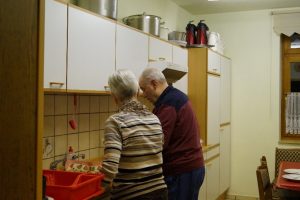Vorbereitung in der Küche